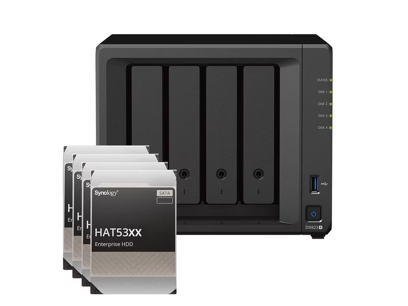 Synology NAS Diskstation DS923+ 4-bay Synology Enterprise HDD 16 TB