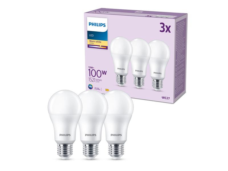 Philips Lampe LED 100W A67 E27 WW FR ND 3CT/6 EC Warmweiss