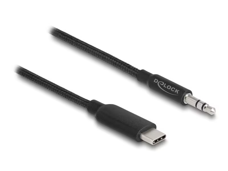 Delock Audio-Kabel USB-C - 3.5 mm Klinke 1 m