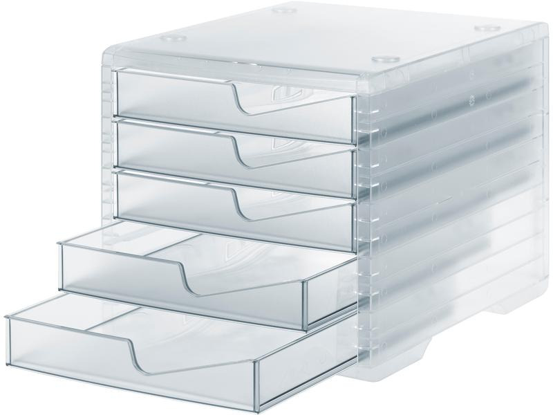 Styro Schubladenbox Styroswingbox light Transparent