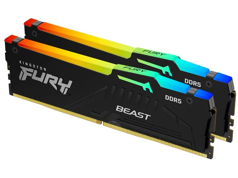 Kingston DDR5-RAM FURY Beast RGB 5600 MHz 2x 8 GB