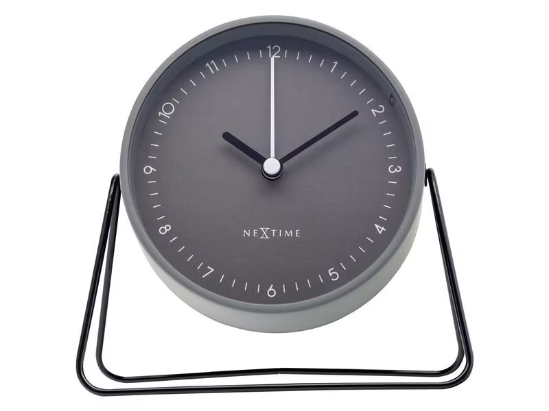 NeXtime Klassischer Wecker Berlin Grau