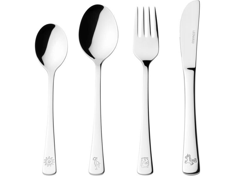 Leonardo Kinderbesteckset Bambini 4-teilig