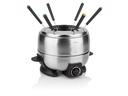 Princess Fondue-Set All-in-One 800 Watt 7 Teile, Schwarz/Silber