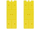 KOOR Kühlelement Arctico M, Doppelpack Giallo