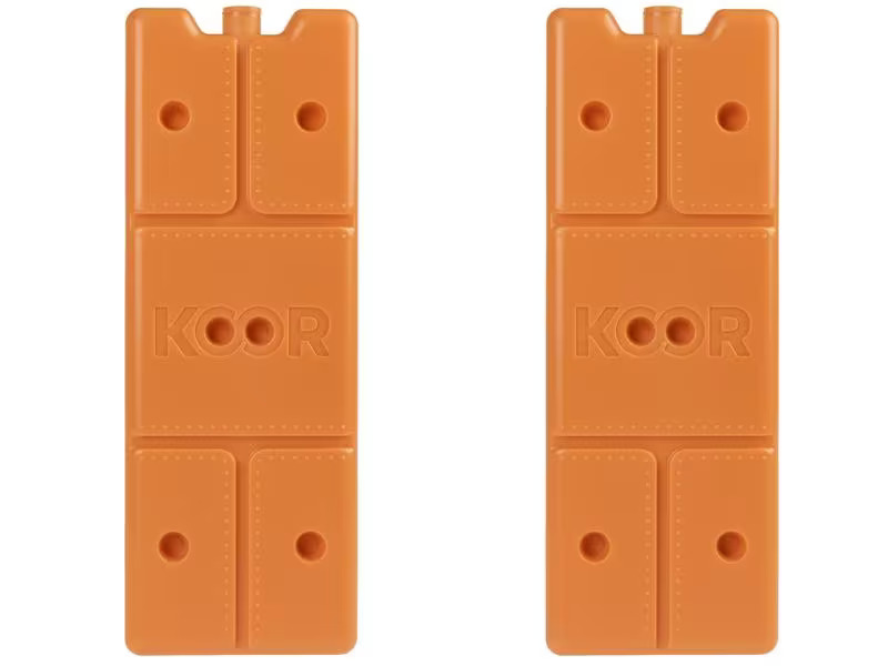 KOOR Kühlelement Arctico M, Doppelpack Arancia