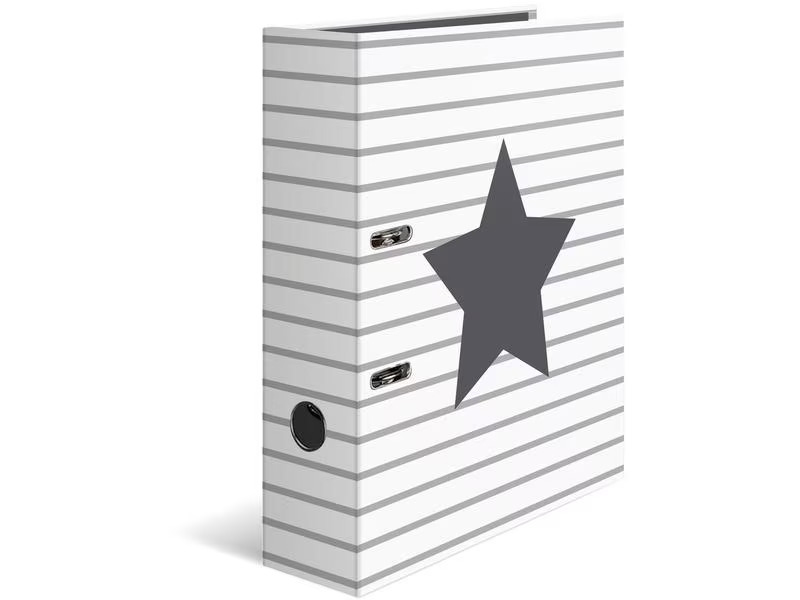 HERMA Ordner Sterne A4 7 cm, Grau