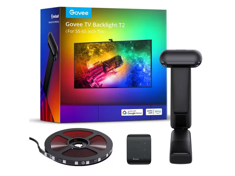 Govee Envisual TV Backlight T2, 55-65, RGBIC, WiFi, BT