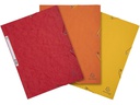 Exacompta Gummibandmappe Aquarel 3-er Set Gelb/Rot/Orange