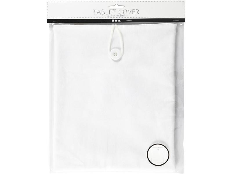Creativ Company Stofftasche 22 x 27 cm, Weiss