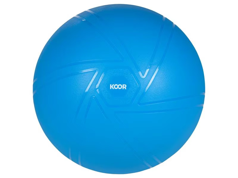 KOOR Gymnastikball 55 cm, Blau