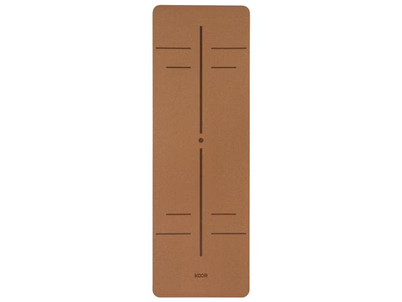 KOOR Yogamatte Kork Pro 183 x 61 x 0.6 cm