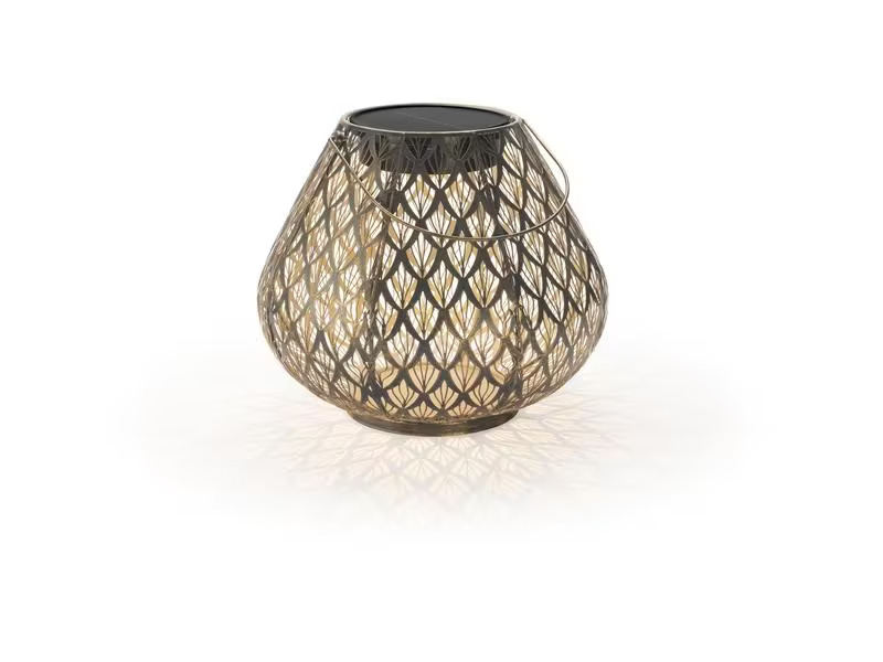 STT Laterne Solar Antic Emilia, Ø 29 cm, Marineblau