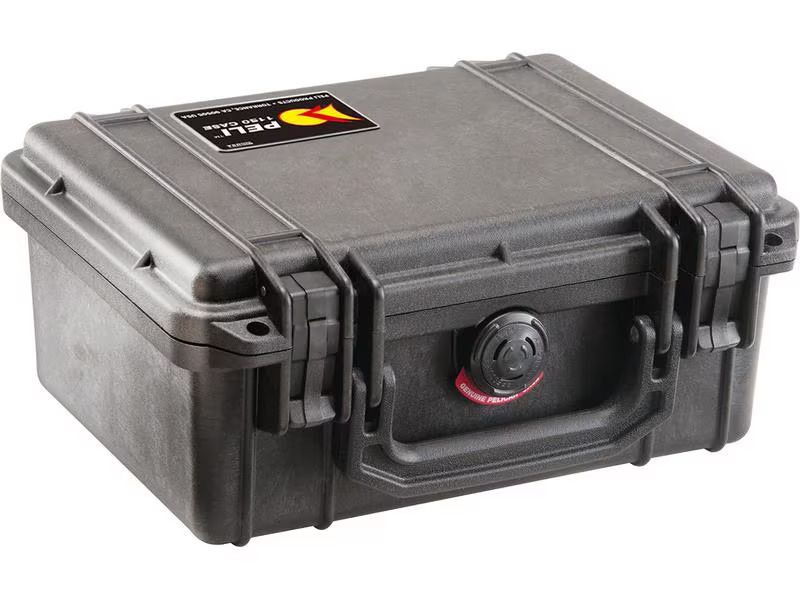 Peli Schutzkoffer 1150 mit Schaumstoffeinlage, Schwarz