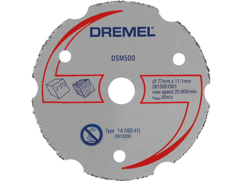 Dremel Trennscheibe DSM500 Karbid, Ø 77 mm