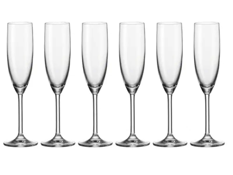 Leonardo Sektglas Daily 200 ml, 6 Stück, Transparent 