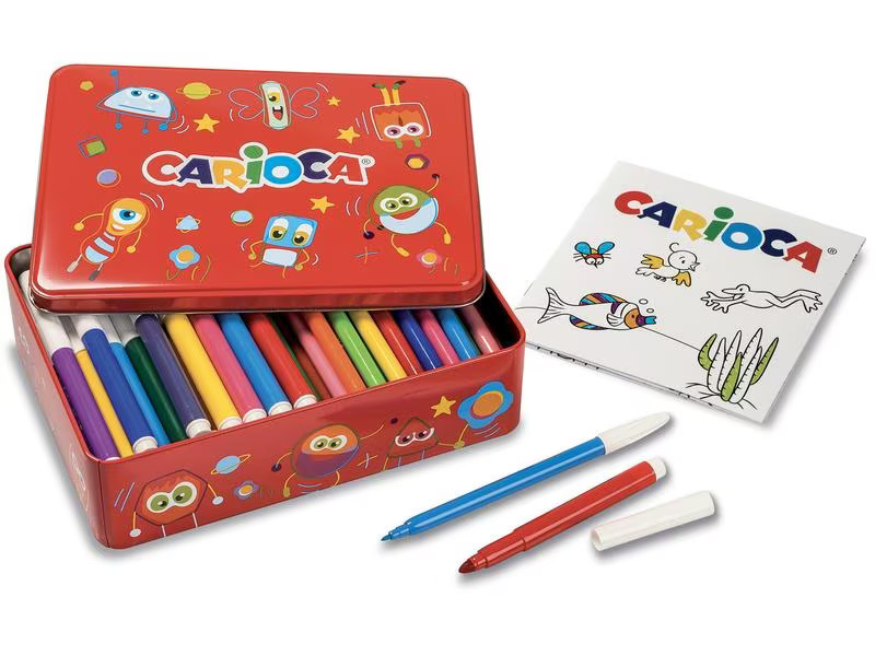 Carioca Box mit Malbuch, Rot