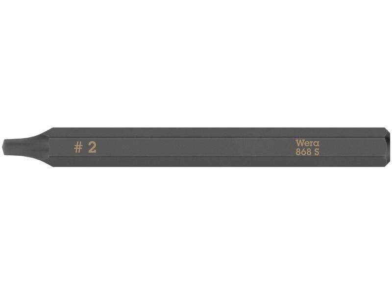Wera Bit 868 S Innenvierkant Nr.2, 1-teilig