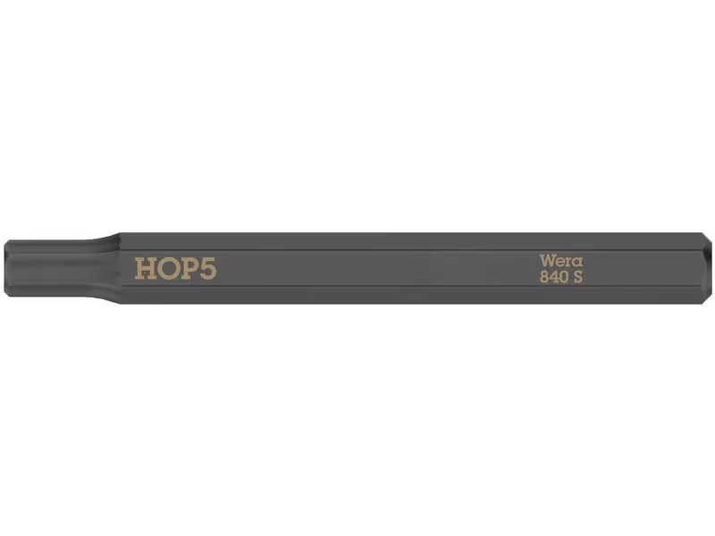Wera Bit 840 S Hex-Plus Innensechskant 5 mm, 1-teilig