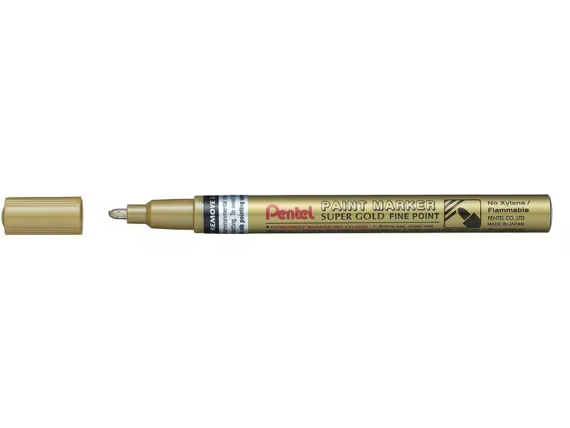 pentel Permanent-Marker Paint 1.5 mm, Gold Metallic