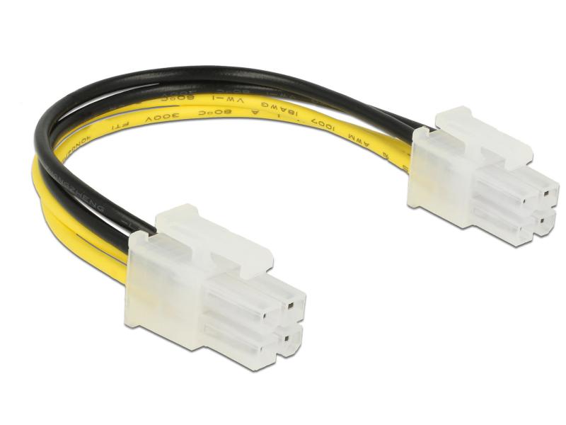Delock Stromkabel 4Pin - 4Pin (m-m) 15 cm