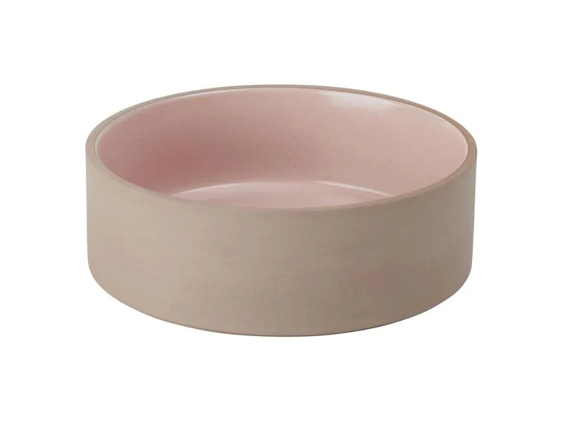 OYOY Keramiknapf Sia L, Ø 19.5 x H 6.5 cm, Rose