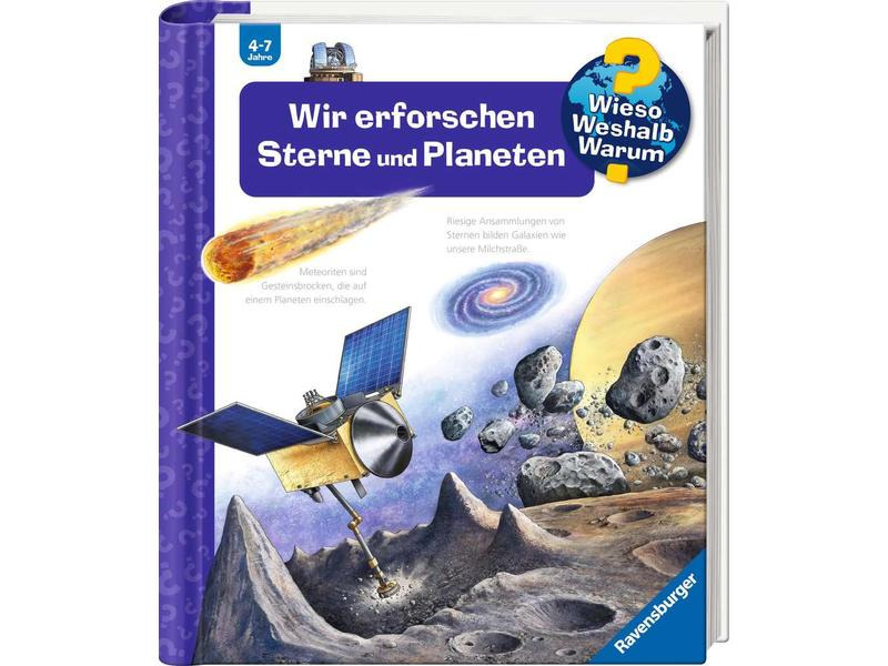 Ravensburger Kinder-Sachbuch WWW Wir erforschen Sterne und Planeten