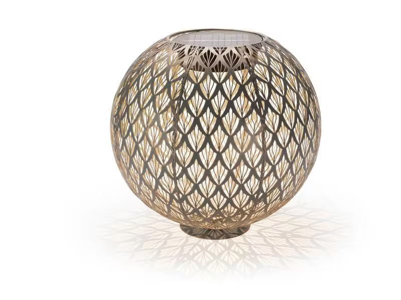 STT Windlicht Solar Antic Ball Emilia, Ø 40 cm, Marineblau