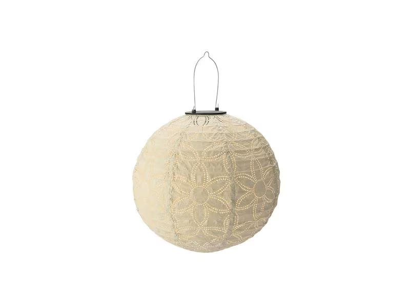 STT Lampion Solar, Rund, Ø 30 cm, Sand