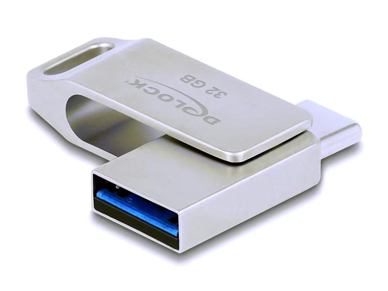 Delock USB-Stick 3.2 Gen 1 USB-C + Typ-A 32 GB