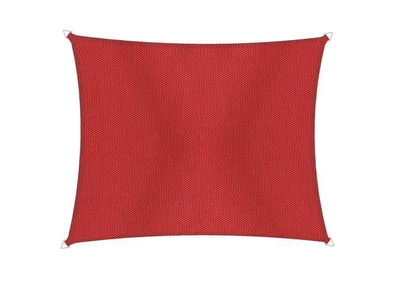 Windhager Sonnensegel Cannes, 2 x 3 m, Eckig, Rot