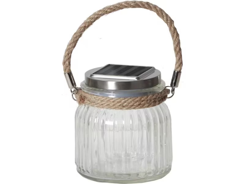 Star Trading Laterne SOLAR JAMJAR Transparent