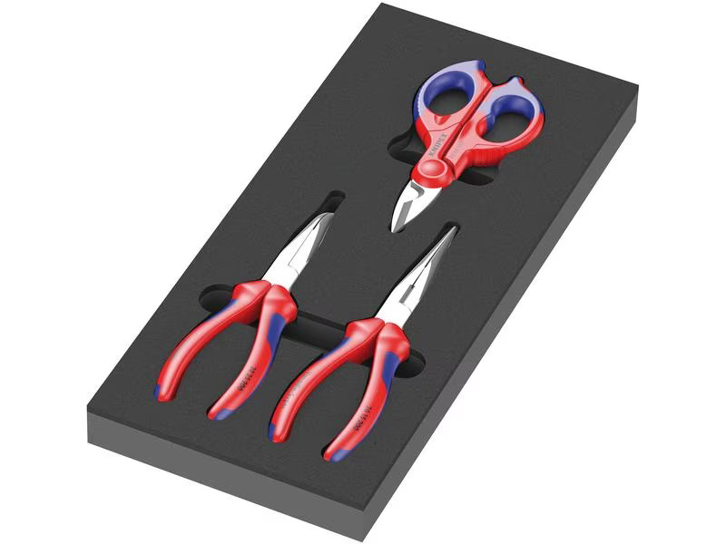 Wera Zangen-Satz Knipex 9781 Schaumstoffeinlage Set 2, 3-teilig