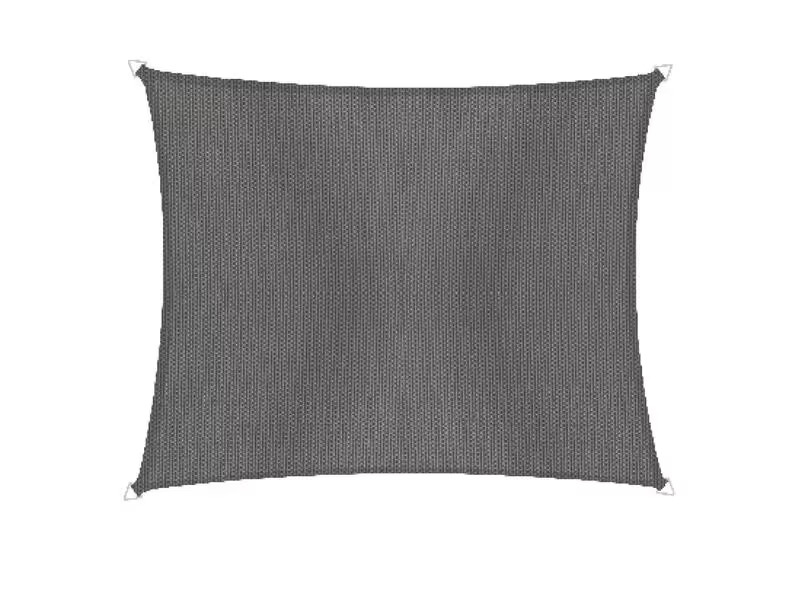 Windhager Sonnensegel Cannes, 3 x 4 m, Eckig, Anthrazit