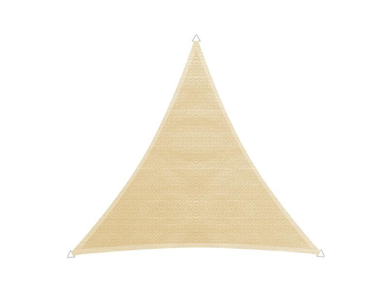 Windhager Sonnensegel Capri, 4 m, Eckig, Champagner