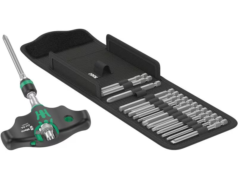 Wera Bit-Set Kraftform Kompakt 400 RA Imperial Set 1, 17-teilig