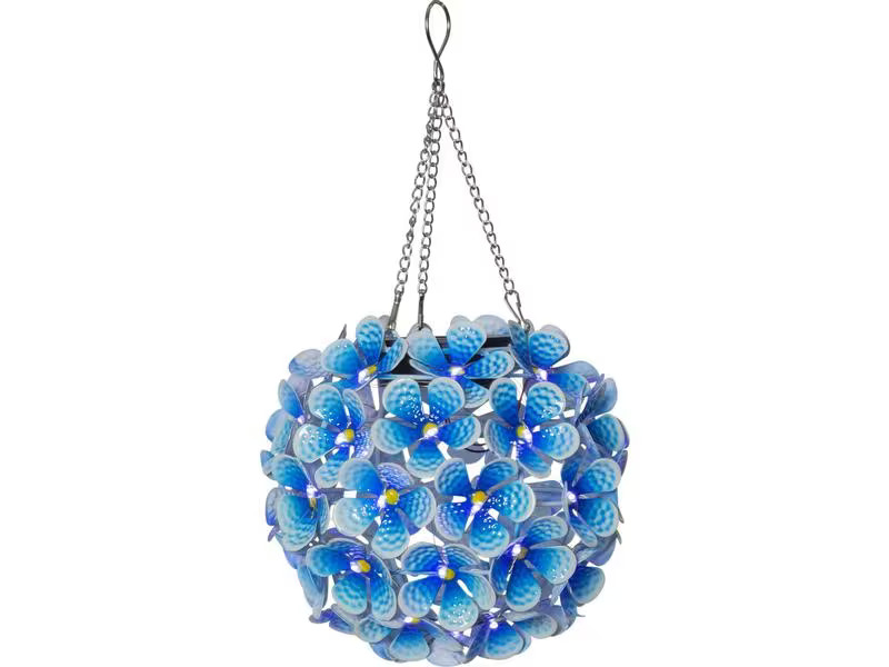 Star Trading Gartenlicht Solar Hortensia, Blau