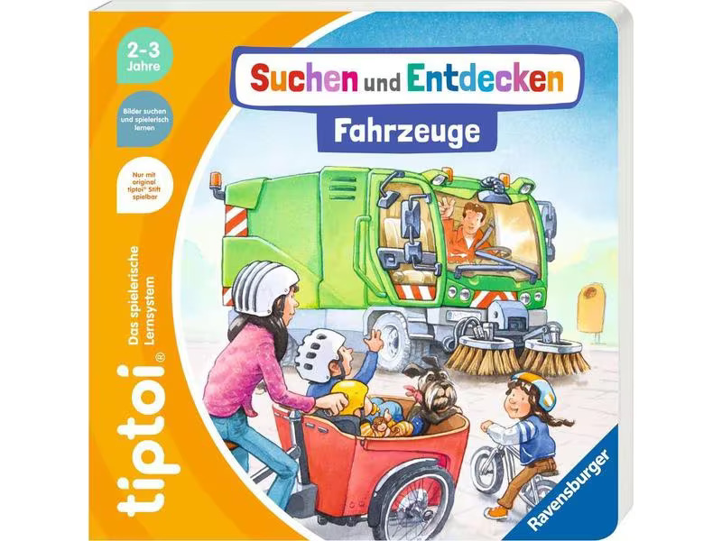 tiptoi Lernbuch Suchen und Entdecken: Fahrzeuge