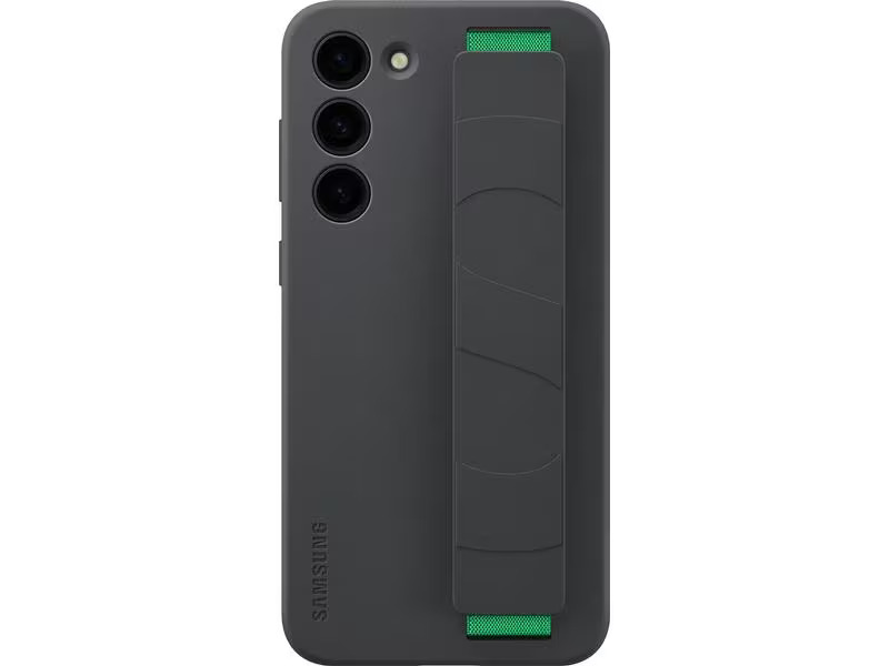 Samsung Back Cover Silicone Grip Galaxy S23+ Schwarz