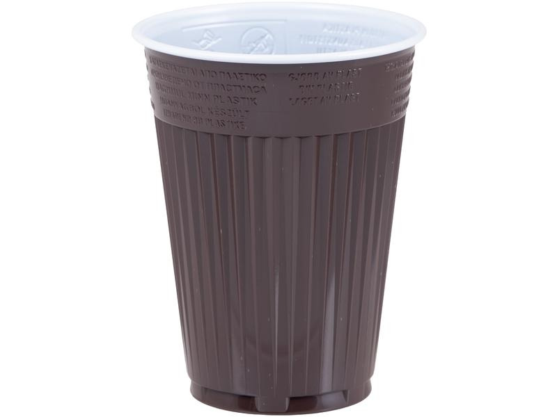tabletop Einweg-Kaffeebecher 180 ml, 100 Stück, Braun