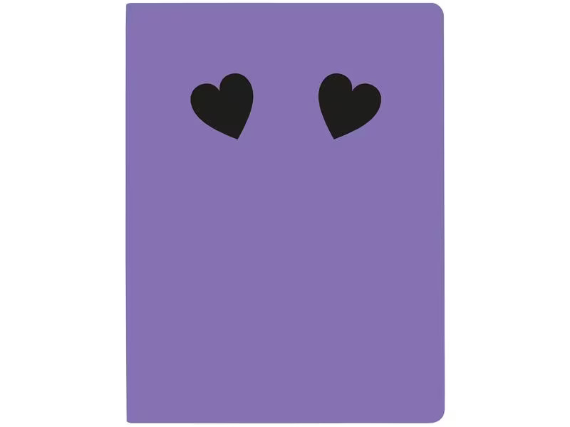 Nuuna Notizbuch Give me your heart, 16.5 x 22 cm, Punktraster