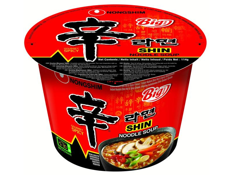 Nongshim Nudelsuppe Shin's Big Cup 114 g