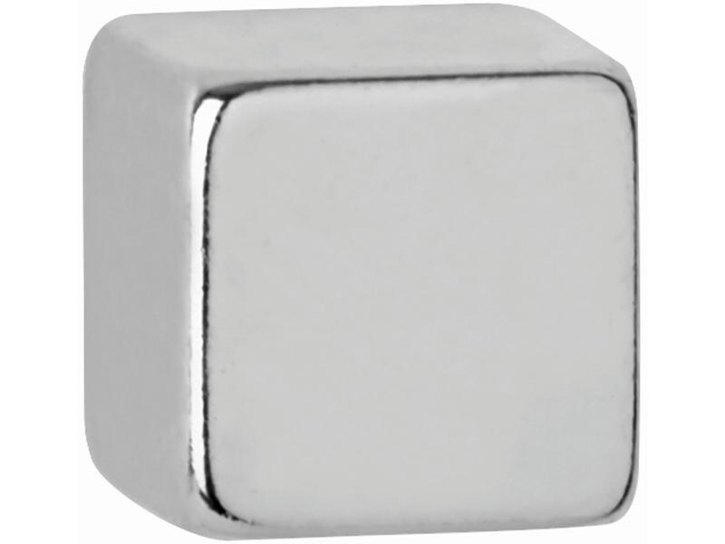 Maul Haftmagnet 10 Stück, Silber