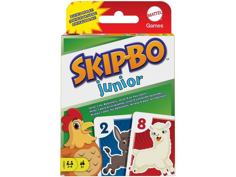 Mattel Spiele Kartenspiel Skip-Bo Junior