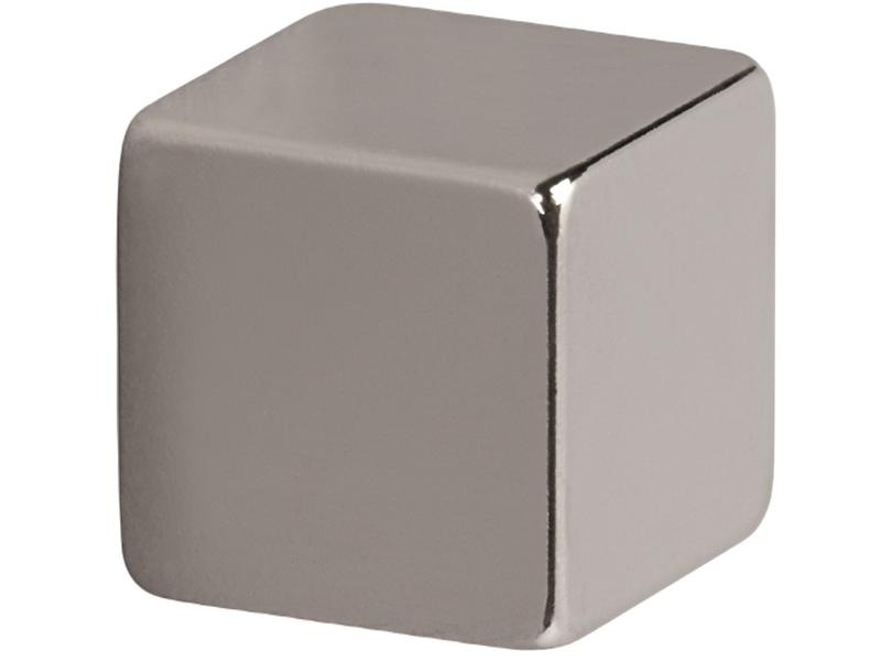 Maul Haftmagnet 4 Stück, Silber