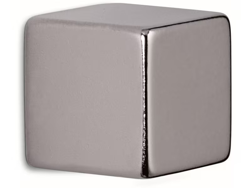 Maul Haftmagnet 1 Stück, Silber