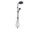 diaqua® Duschsystem Wakuda Push, Schwarz matt