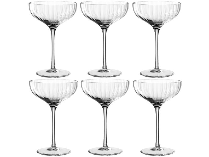 Leonardo Champagnerglas Poesia 260 ml, 6 Stück, Transparent