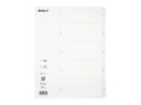 Biella Register A4 1 - 5 Karton Weiss