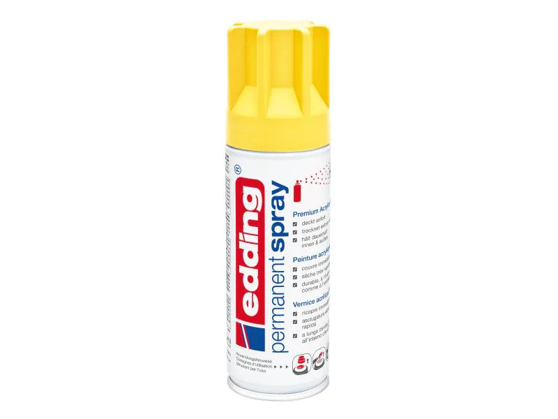 edding Acrylspray  5200 200 ml, Gelb matt